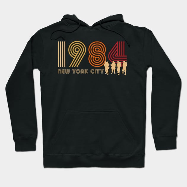 New York City 1984 Hoodie by DrMonekers